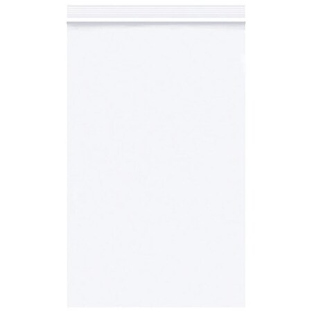 Bsc Preferred 5 x 8'' - 2 Mil White Reclosable Poly Bags, 1000PK BUY03998192
